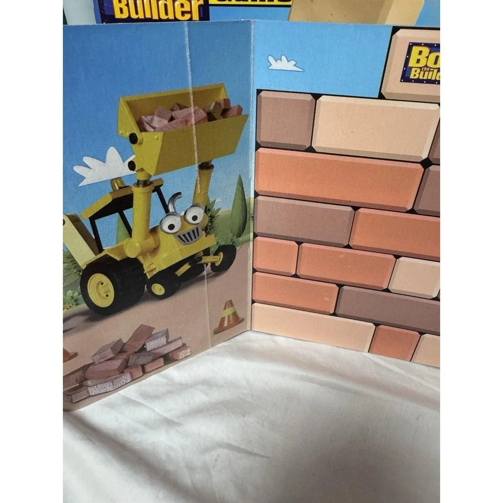 Bob The Builder Bricklaying Game Vintage 2002 Hasbro Complete Damaged Hammer